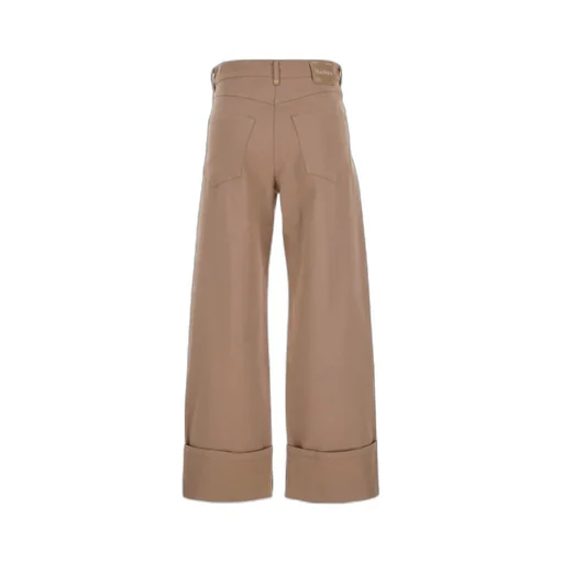 's Max Mara Logo Patch Straight Leg Trousers