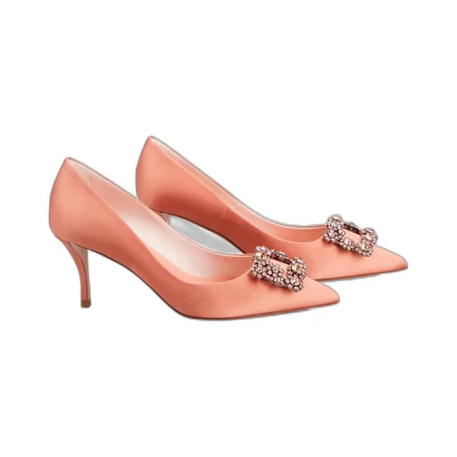 Roger Vivier Efflorescence Embellished Pointed-Toe Pumps