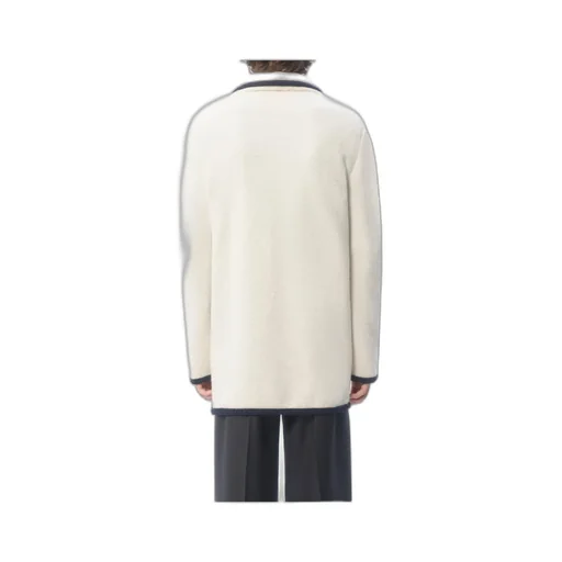 Valentino Single-Breasted Straigth Hem Cardigan