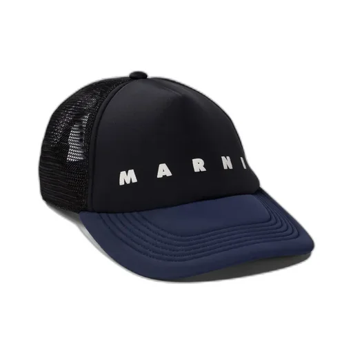 Marni Logo Printed Quilted Cap