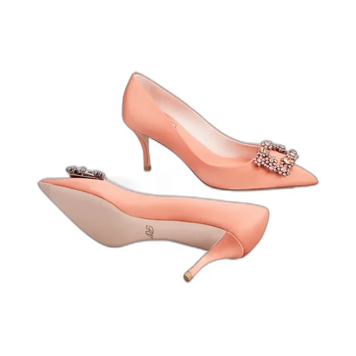 Roger Vivier Efflorescence Embellished Pointed-Toe Pumps