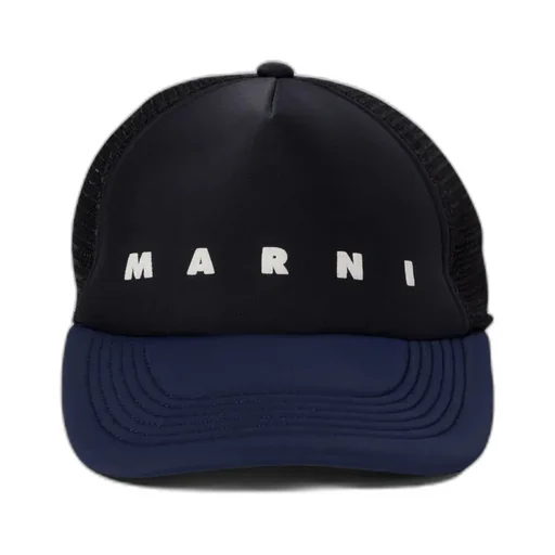 Marni Logo Printed Quilted Cap