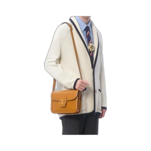 Valentino Single-Breasted Straigth Hem Cardigan