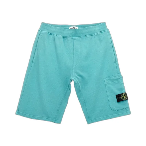 Stone Island Junior Logo Badge Bermuda Shorts