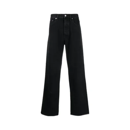 Sunflower Logo Patch Straight-Leg Jeans