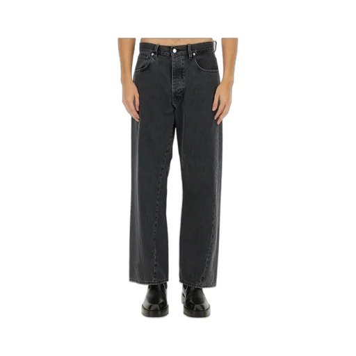 Sunflower Logo Patch Straight-Leg Jeans