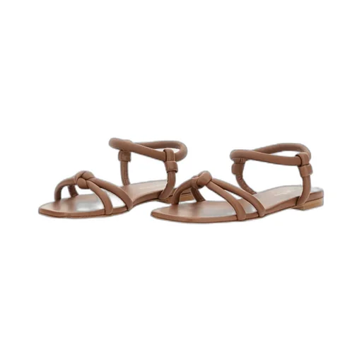Gianvito Rossi Juno Knot Detailed Sandals