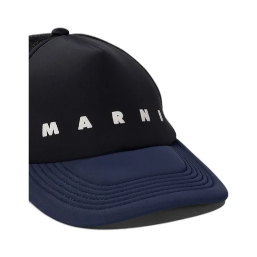 Marni Logo Printed Quilted Cap