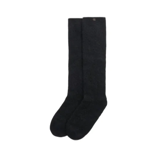 Valentino Logo Plaque Socks