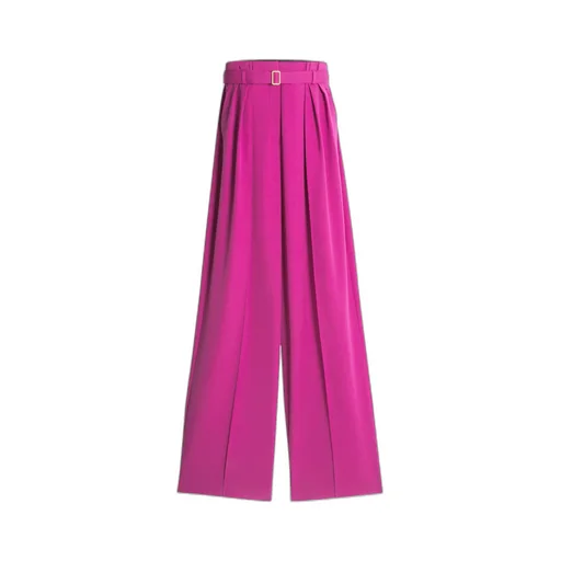 Lanvin Pleated Straight Leg Trousers