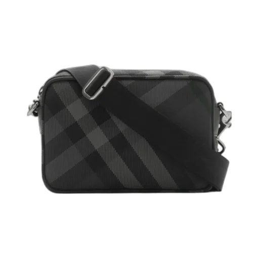 Burberry Grid Checked Shoulder Bag