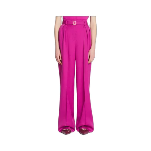 Lanvin Pleated Straight Leg Trousers
