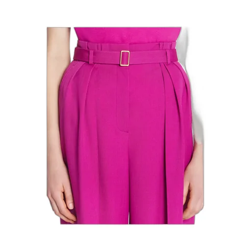 Lanvin Pleated Straight Leg Trousers