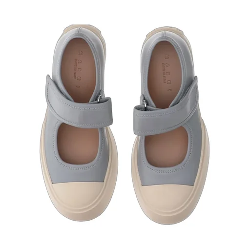 Marni Mary Jane Round-Toe Sneakers