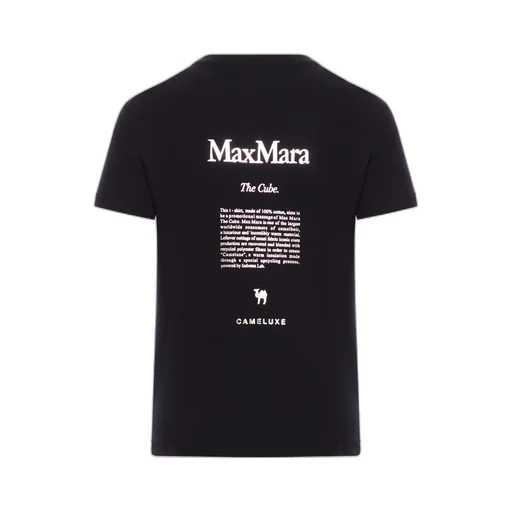 's Max Mara Logo Printed Crewneck T-Shirt