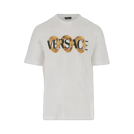 Versace Logo-Printed Crewneck T-Shirt