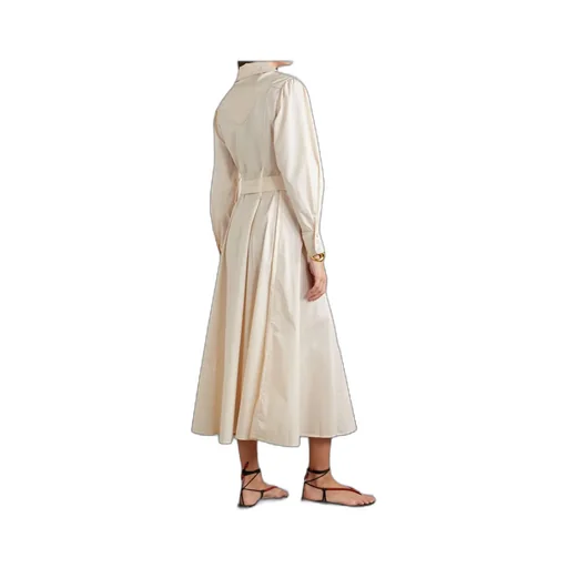 Lapel Long-Sleeved Dress