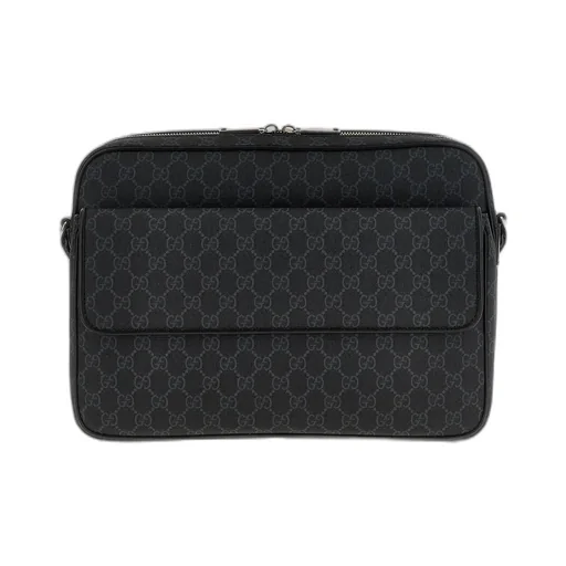 Gucci Monogrammed Zipped Crossbody Bag