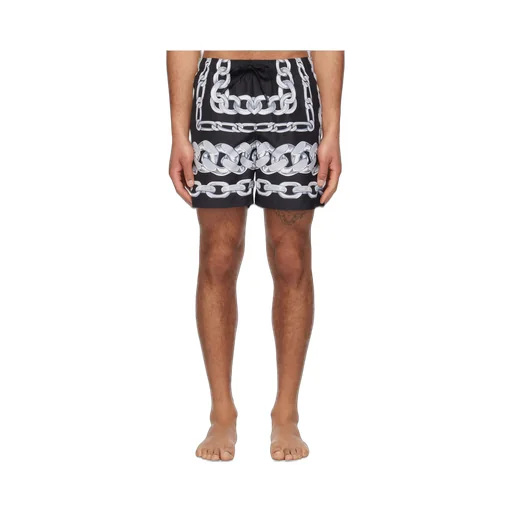 Versace Medusa Chains Printed Swim Shorts