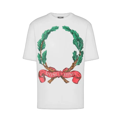 Moschino Laurel Printed Crewneck T-Shirt