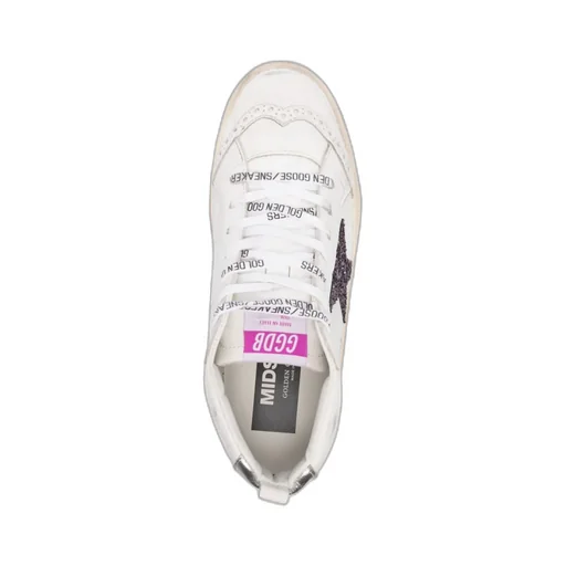 Golden Goose Deluxe Brand Midstar Star Glittered Sneakers
