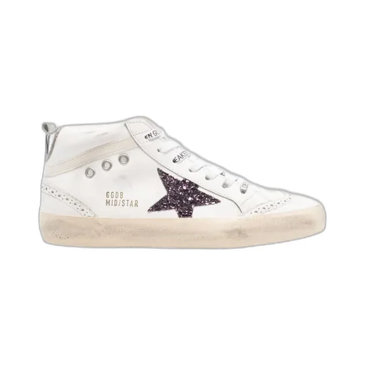 Golden Goose Deluxe Brand Midstar Star Glittered Sneakers