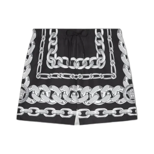 Versace Medusa Chains Printed Swim Shorts