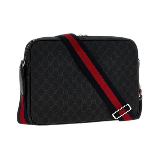 Gucci Monogrammed Zipped Crossbody Bag