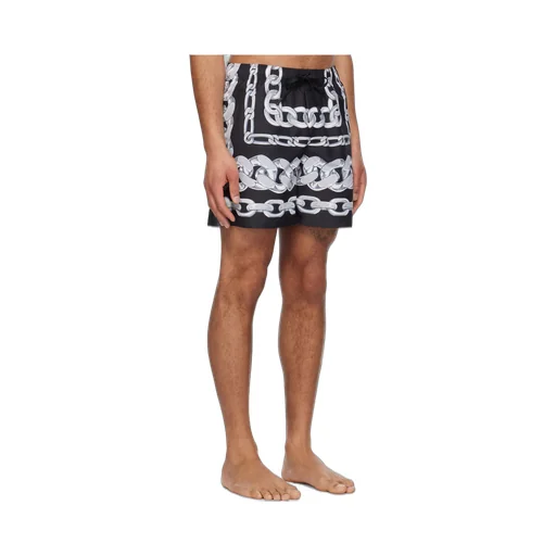 Versace Medusa Chains Printed Swim Shorts