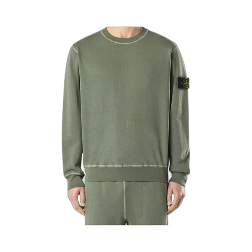 Stone Island Compass-Badge Crewneck Sweatshirt
