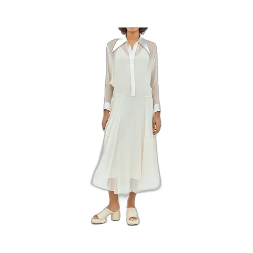 Chloé Long-Sleeved Midi Dress