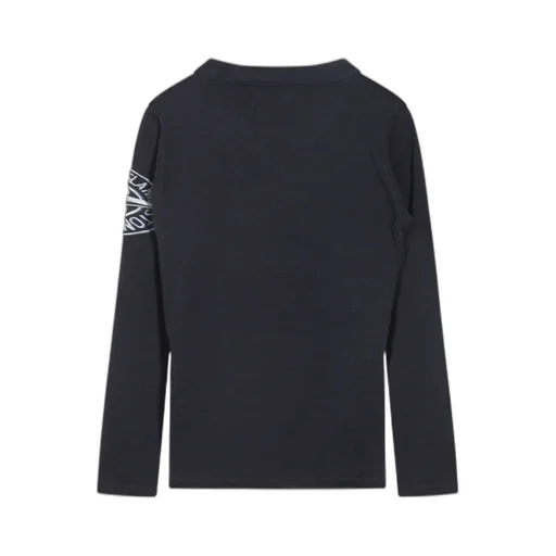 Stone Island Junior Compass Embroidered Long-Sleeved T-Shirt