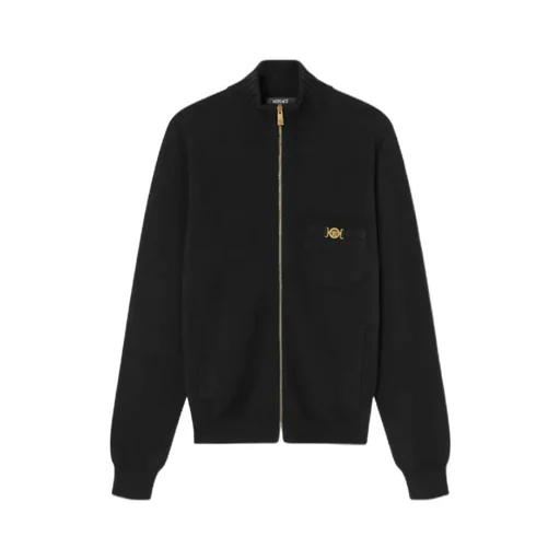 Versace Medusa Zipped Cardigan