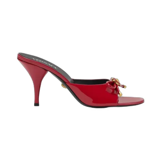 Versace Medusa Bow-Detailed Open-Toe Mules