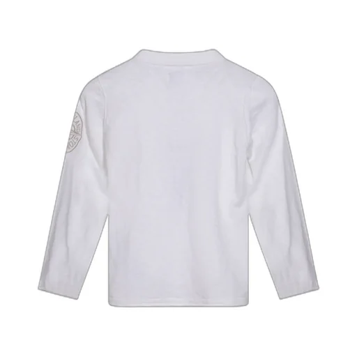 Stone Island Junior Compass Embroidered Long-Sleeved T-Shirt