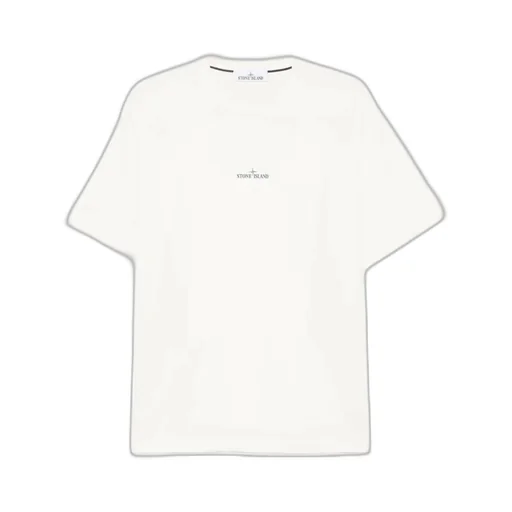Stone Island Logo Printed Crewneck T-Shirt