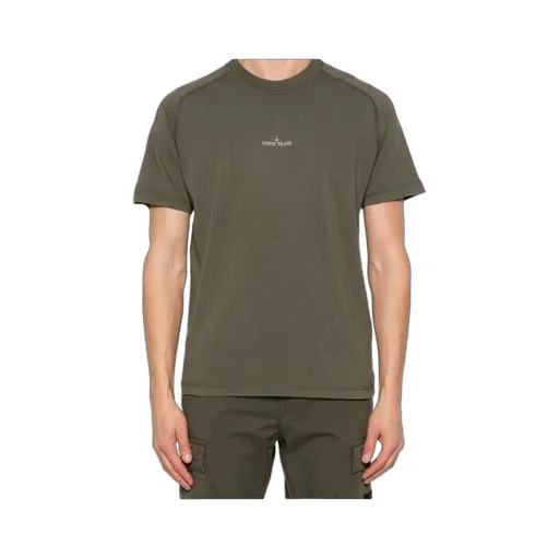 Stone Island Compass-Printed Crewneck T-Shirt