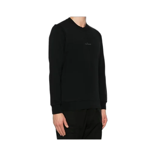 Stone Island Logo-Printed Crewneck Sweatshirt