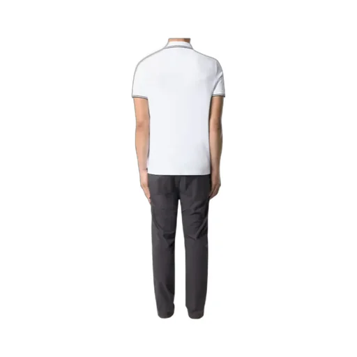 Stone Island Compass-Badge Piqué Short-Sleeved Polo Shirt