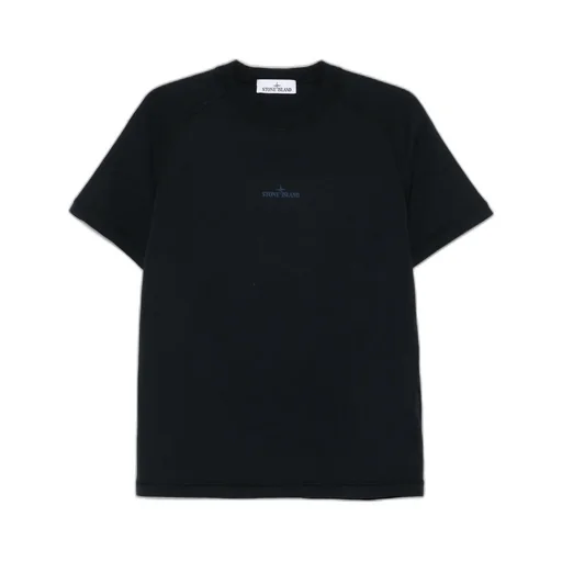 Stone Island Logo Printed Crewneck T-Shirt