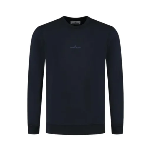 Stone Island Logo-Printed Crewneck Sweatshirt