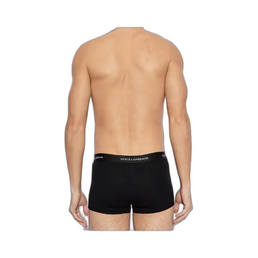 Dolce & Gabbana Logo Waistband Pack Of Two Boxers