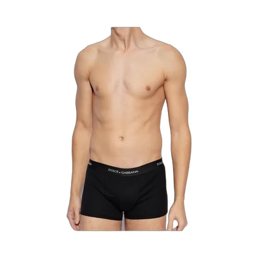 Dolce & Gabbana Logo Waistband Pack Of Two Boxers