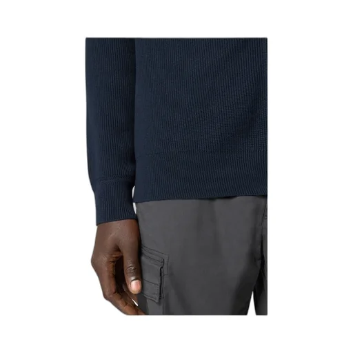 Stone Island Logo Patch Zip-Up Cardigan