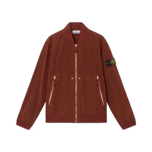 Stone Island Logo-Patch Zipped Jacket