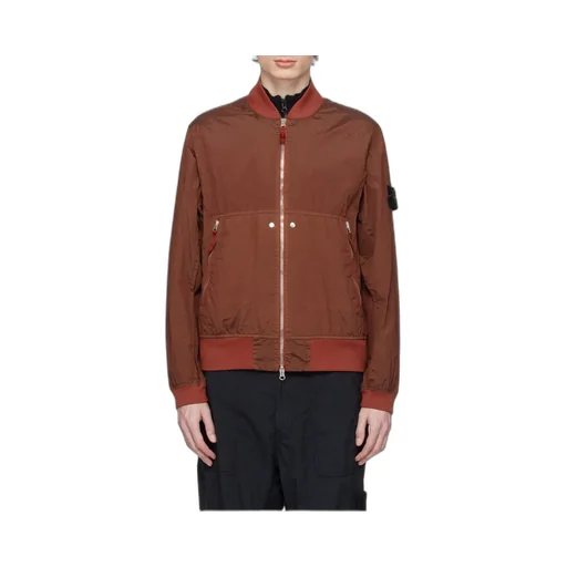 Stone Island Logo-Patch Zipped Jacket