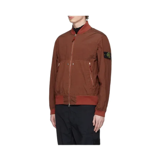 Stone Island Logo-Patch Zipped Jacket