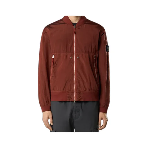 Stone Island Logo-Patch Zipped Jacket