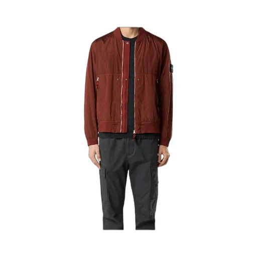 Stone Island Logo-Patch Zipped Jacket