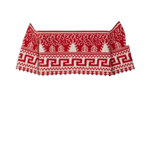 Versace Kids Fair Isle-Jacquard Crewneck Cardigan